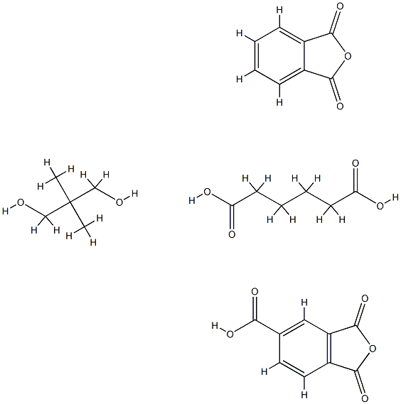 Trimellitic anhydride, phthalic anhydride, neopentyl glycol, adipicacid polymer Structure