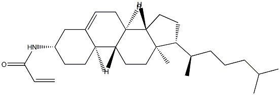 N-(Cholest-5-en-3β-yl)아크릴아미드 구조식 이미지