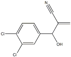 2-[(3,4-dichlorophenyl)(hydroxy)methyl]prop-2-enenitrile Structure