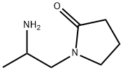 2-Pyrrolidinone,1-(2-aminopropyl)-(9CI) Structure