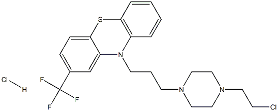 Fluphenazine-N-2-chloroethane (hydrochloride) 구조식 이미지