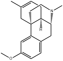 6,7-Didehydro-3-methoxy-6,17-dimethylmorphinan Structure