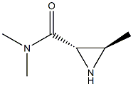 2-Aziridinecarboxamide,N,N,3-trimethyl-,(2R,3S)-rel-(9CI) Structure