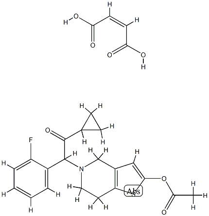 Prasugrel (Maleic acid) Structure