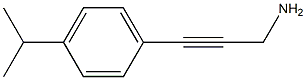 2-Propyn-1-amine,3-[4-(1-methylethyl)phenyl]-(9CI) Structure