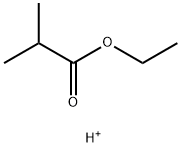 Propanoic  acid,  2-methyl-,  ethyl  ester,  conjugate  monoacid  (9CI) Structure