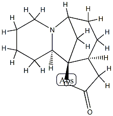 12,13β,14,15-테트라하이드로세큐리난-11-온 구조식 이미지