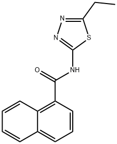 N-(5-ethyl-1,3,4-thiadiazol-2-yl)-1-naphthamide Structure