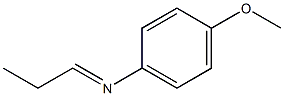 벤젠아민,4-메톡시-N-프로필리덴-,[N(E)]-(9CI) 구조식 이미지