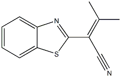 2-벤조티아졸아세토니트릴,알파-(1-메틸에틸리덴)-(9CI) 구조식 이미지