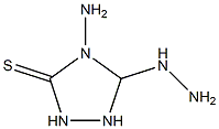 1,2,4-Triazolidine-3-thione,4-amino-5-hydrazino-(9CI) Structure
