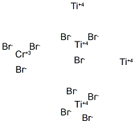 Tetratitaniumchromiumdecabromide(브롬과혼합) 구조식 이미지