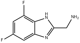 1H-Benzimidazole-2-methanamine,4,6-difluoro-(9CI) Structure