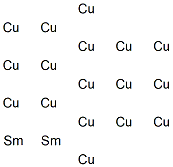 copper, compound with samarium (17:2) Structure