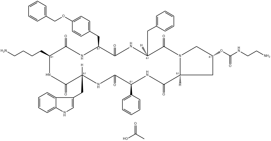 Pasireotide Acetate Structure