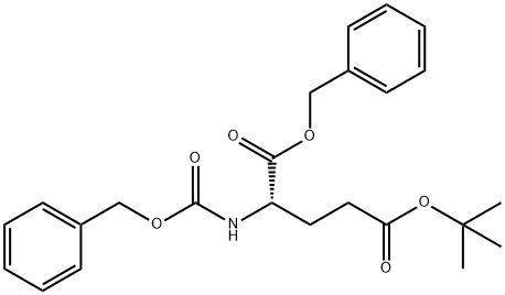Z-L-glutamic acid γ-tert·butyl α-benzyl ester Structure