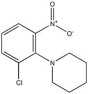 1-(2-chloro-6-nitrophenyl)piperidine 구조식 이미지