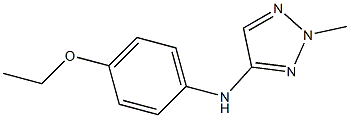 2H-1,2,3-Triazol-4-amine,N-(4-ethoxyphenyl)-2-methyl-(9CI) Structure