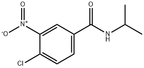 4-chloro-3-nitro-N-(propan-2-yl)benzamide Structure