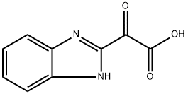 1H-벤지미다졸-2-아세트산,알파-옥소-(9CI) 구조식 이미지