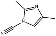 1H-Imidazole-1-carbonitrile,2,4-dimethyl-(9CI) Structure