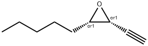 Oxirane, 2-ethynyl-3-pentyl-, (2R,3S)-rel- (9CI) Structure