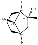 Bicyclo[3.2.1]octan-6-ol, 8-amino-6-methyl-, (1R,5R,6R,8R)-rel- (9CI) Structure