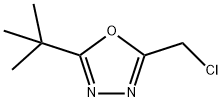 2-tert-butyl-5-(chloromethyl)-1,3,4-oxadiazole 구조식 이미지