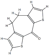 4,5-Dihydro-9H-cyclohepta[2,1-b:4,5-b']dithiophen-9-one 구조식 이미지