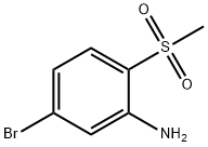 5-bromo-2-(methylsulfonyl)aniline Structure