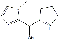 1H-Imidazole-2-methanol,1-methyl--alpha--(2S)-2-pyrrolidinyl-(9CI) 구조식 이미지