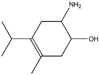 3-Cyclohexen-1-ol,6-amino-3-methyl-4-(1-methylethyl)-(9CI) 구조식 이미지