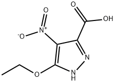 1H-Pyrazole-3-carboxylicacid,5-ethoxy-4-nitro-(9CI) Structure