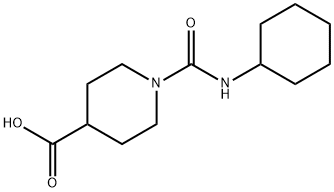 4-피페리딘카르복실산,1-[(시클로헥실아미노)카르보닐]-(9CI) 구조식 이미지