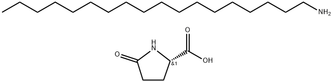 5-oxo-L-proline, compound with octadecylamine (1:1) 구조식 이미지