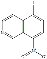 5-iodo-8-nitroisoquinoline 구조식 이미지