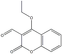 2H-1-Benzopyran-3-carboxaldehyde,4-ethoxy-2-oxo-(9CI) Structure