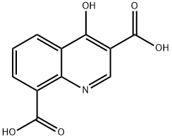 3,8-Quinolinedicarboxylicacid,4-hydroxy-(9CI) Structure