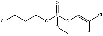 Methyl(3-chloropropyl)(2,2-dichlorovinyl) =phosphate Structure