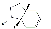 1H-Inden-1-ol,2,3,3a,4,7,7a-hexahydro-5-methyl-,(3aR,7aS)-rel-(9CI) 구조식 이미지