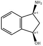 1H-Inden-1-ol, 3-amino-2,3-dihydro-, (1R,3S)-rel- (9CI) 구조식 이미지