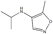 4-이속사졸아민,5-메틸-N-(1-메틸에틸)-(9Cl) 구조식 이미지
