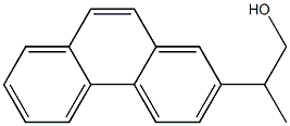 β-Methyl-2-phenanthreneethanol Structure
