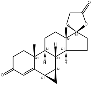 (2R,4aR,4bS,6aS,9aS,9bR,9cR,10aR)-4a,6a-dimethyl-4,4a,4b,5,6,6a,9,9a,9b,9c,10,10a-dodecahydro-2H,3H-spiro[cyclopenta[a]cyclopropa[l]phenanthrene-7,2-furan]-2,5(3H,4H,8H)-dione Structure