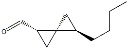 Spiro[2.2]pentanecarboxaldehyde, 4-butyl-, (1R,3S,4S)-rel- (9CI) Structure