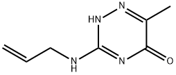 1,2,4-Triazin-5(2H)-one,6-methyl-3-(2-propenylamino)-(9CI) Structure