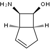 Bicyclo[3.2.0]hept-2-en-6-ol, 7-amino-, (1R,5S,6S,7R)-rel- (9CI) Structure