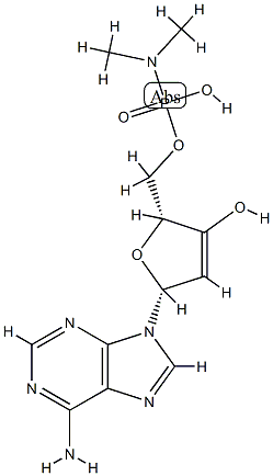adenosine 3',5'-monophosphodimethylamidate 구조식 이미지