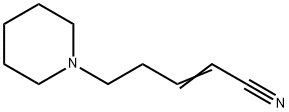 2-Pentenenitrile,5-(1-piperidinyl)-(9CI) Structure