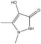 3H-Pyrazol-3-one,1,2-dihydro-4-hydroxy-1,5-dimethyl-(9CI) 구조식 이미지